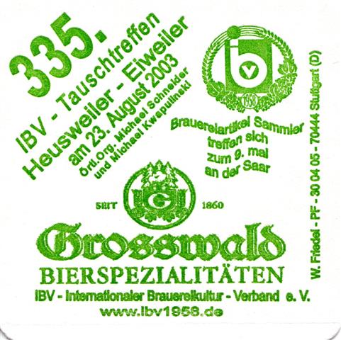 heusweiler sb-sl grosswald quad 7a (185-335 tauschtreffen 2003-grn)